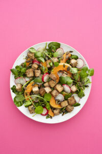 Teriyaki Cubed Pumpkin Salad