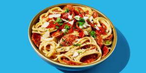 Seitan Pepperoni Carbonara